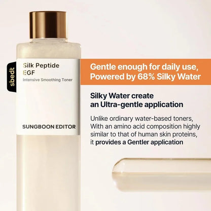 Sungboon EGF Tox Toner Korean Skincare PDRN Volufiline NAD+ Collagen Complex Firming Anti Aging Reduce Wrinkles Fine Lines